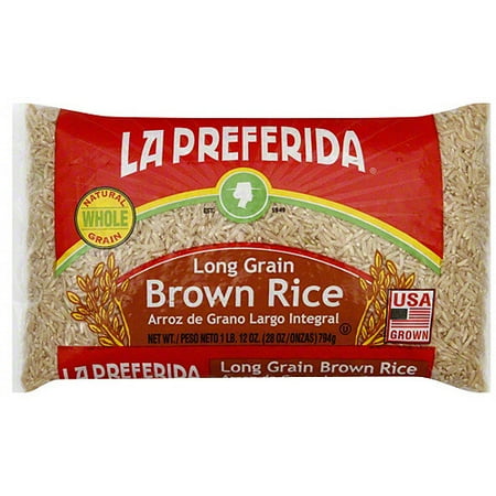 La Preferida Long Grain Brown Rice, 28 oz (Pack of 14)