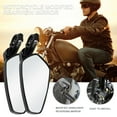 thumbnail image 5 of Pavodes 1 Pair Motorcycle Handlebar Reversing Mirror All Aluminum Rearview Mirror Reflector Modification Accessories (Black), 5 of 7