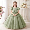 thumbnail image 2 of ATOGUTA Flower Girl Dress A Line Pageant Dresses for Girls Princess Party Prom Ball Gowns Size 3T-14, 2 of 7
