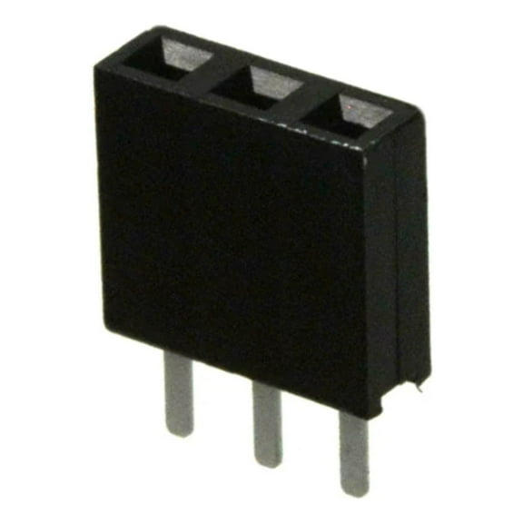 960103-6202-AR Connector 3 Position Receptacle 2.54mm Through Hole
