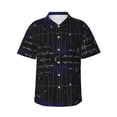 thumbnail image 1 of Fotbe Mathematica Science Camisa Hawaiana para Hombre Unisex – Camisa Casual de Verano con Botones de Manga Corta de Algodón y Lino,X-Large, 1 of 7