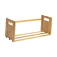 thumbnail image 2 of Estantería de Escritorio Organizador de Mesa Librero Pequeño Estante para Libros de Madera con Diseño Sencillo Adecuado para Oficina Hogar Y Sala de, 2 of 9