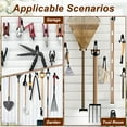 thumbnail image 2 of Storvive 16 Pack Garage Hooks with Garage Organization, Mop Broom Holders, Wall Mount Double Utility Hooks, And Tool Hangers, 2 of 8