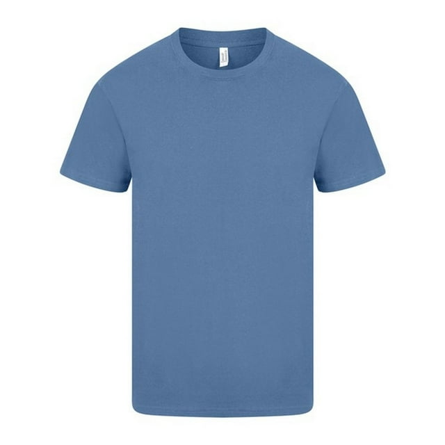 T-shirt Classique Décontracté pour Hommes avec Fil à Anneaux