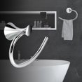 thumbnail image 2 of Towel Ring Hand Towel Holder for Bathroom, Kitchen Polished Finish, Silver, 2 of 8