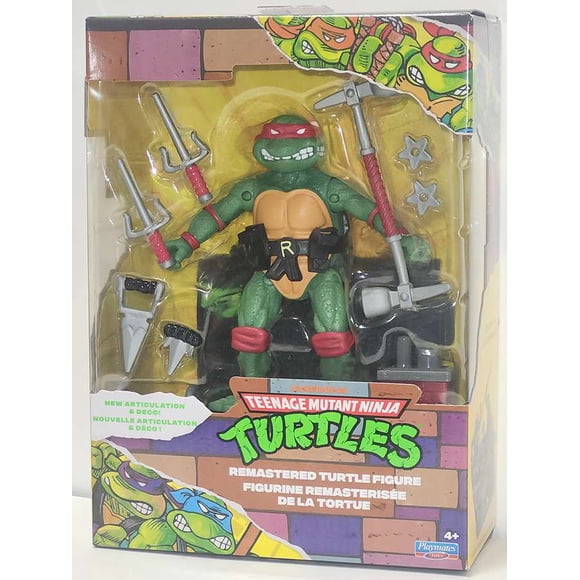 Teenage Mutant Ninja Turtles Classic 1988 Remastered 4.5 Inch Action Figure - Raphael