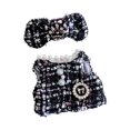 thumbnail image 4 of Ropa de Muñeca de Felpa perfecl Conjunto de Falda de Dibujos Animados 15cm Negro, 4 of 7