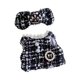 thumbnail image 4 of Ropa de muñeca de peluche de 15 cm, conjunto de vestido y falda para muñecas, disfraces de bricolaje, accesorios para fotos, ropa de muñeca de dibujos negro, 4 of 7