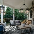thumbnail image 7 of 1649TT-LED Hinkley Lighting Atlantis - 4 Inch 2 Light Large Outdoor Wall Lantern-Titanium Finish-Integrated LED Lamp Base Type, 7 of 7