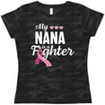thumbnail image 3 of Inktastic Breast Cancer Awareness My Nana is a Fighter Women's T-Shirt, 3 of 5