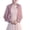 Bean paste color, variant on Women Elegant Side Split Long Sleeve Wedding Shawl Cape Halter Neck Chiffon Shrug Capelet Open Front Backless Floral Lace Bridal Jacket Bolero