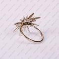 thumbnail image 3 of Diamonds Celestial Ring, Dainty Big Starburst Ring, 925 Sterling Silver Cluster Ring, Minimalist Ring Wedding & Engagement Ring, Gift For Her April Birthstone Ring, 3 of 5