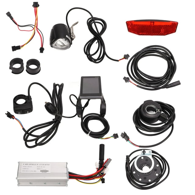 25A Electric Bike Motor Controller Set with GD06 Meter Lights Switch Brushless Motor Controller LCD Panel Kit 750W