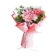 thumbnail image 2 of Ramo de flores de ganchillo de 17,7 pulgadas, tejido a mano, bendición eterna Rosa, 2 of 9