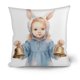 thumbnail image 1 of Uuiauoio Easter Bunny Rabbit Pillow Case Colorful Bunny Throw Pillow Cover Spring Holiday Decorative Throw Pillow Easter Pillowcase Square Cushion Cover for Couch, 1 of 6