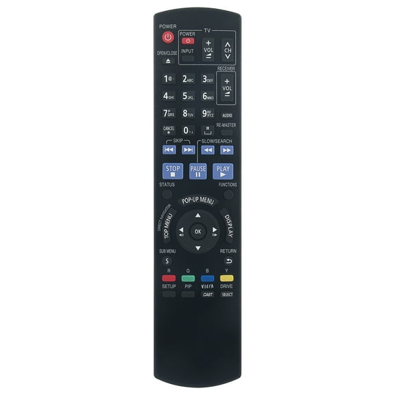 New N2QAYB000378 Replace remote control fit for Panasonic DVD BLU-RAY DMPBD605 DMP-BD605 DMPBD60 DMP-BD60