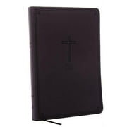 NKJV, Value Thinline Bible, Large Print, Imitation Leather, Black, Red Letter Edition (Large Print) (Hardcover)