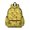 Sunflower and Bee Yellow Pattern, variant on Sunflower Pink Pattern Cute School Backpack with Padded Back and Adjustable Shoulder Straps 13.4"x11"x4.7"