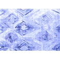 thumbnail image 1 of Ahgly Company Machine Washable Indoor Rectangle Abstract Blue Contemporary Area Rugs, 2' x 5', 1 of 4
