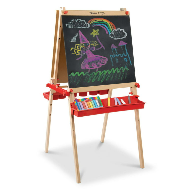 Keenstone Robot Art Easel for Kids, Learning-Toy for 3,4,5,6,7,8 Years Old  Boy&Girls, Wooden Chalkboard&Magnetic Whiteboard&Painting Paper Stand,  Gift&Art Supplies for Toddler 