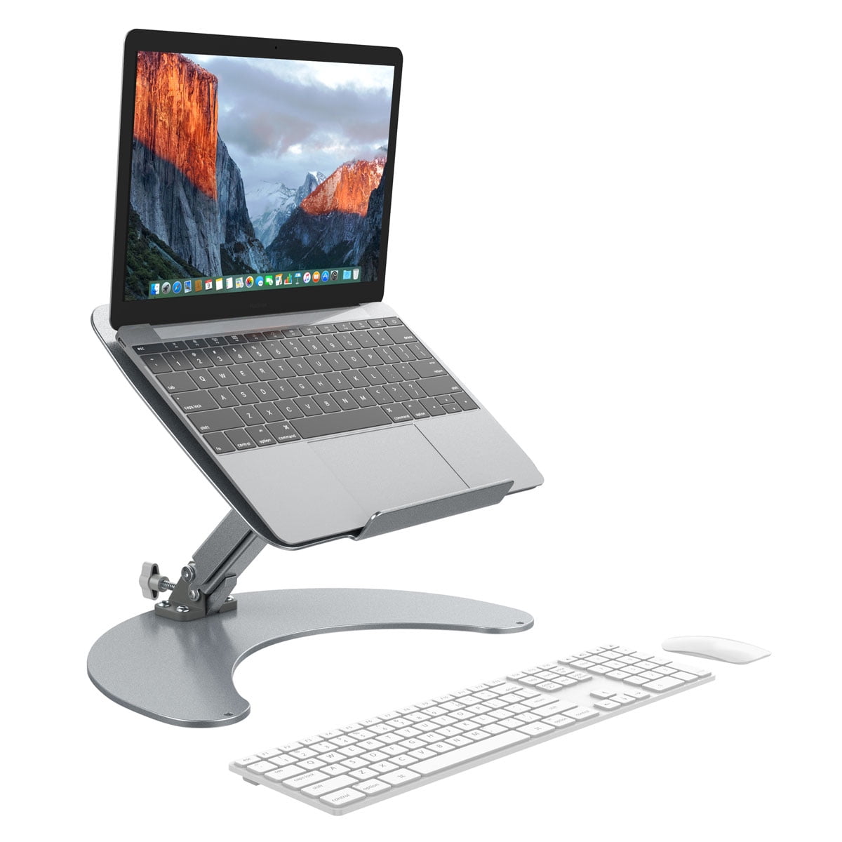 Silver JZBRAIN Adjustable Laptop Stand Ergonomic Computer Stand Holder Compatible with 10-15 MacBook Air Laptop Stand for Desk Lenovo Dell Pro