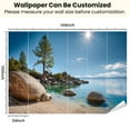 thumbnail image 3 of Peel and Stick Wallpaper Waterproof Lake Tahoe Wall Mural Decor Self Adhesive and Removable 100in x 144in, 3 of 8