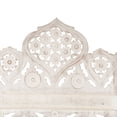 thumbnail image 2 of vidaXL Hand carved 4-Panel Room Divider White 160x165 cm Solid Mango Wood, 2 of 5
