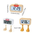 thumbnail image 3 of Fun Cartoon Sausage Lip Alarm Clock for Enhancing Time Management LCD Display Night Light Battery Operated Table Clock, 3 of 8