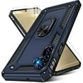 thumbnail image 1 of REQO Heavy Duty Case for Samsung Galaxy S25 Plus Phone Case with Screen Protector, Military Grade Shockproof Rugged Protective Cover for Samsung S25 Plus, with Metal Ring Magnetic Kickstand, 1 of 7