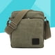thumbnail image 3 of Bolso bandolera de lona para hombre, bandolera de hombro cruzada para deportes al aire libre, viaje (verde), 3 of 5