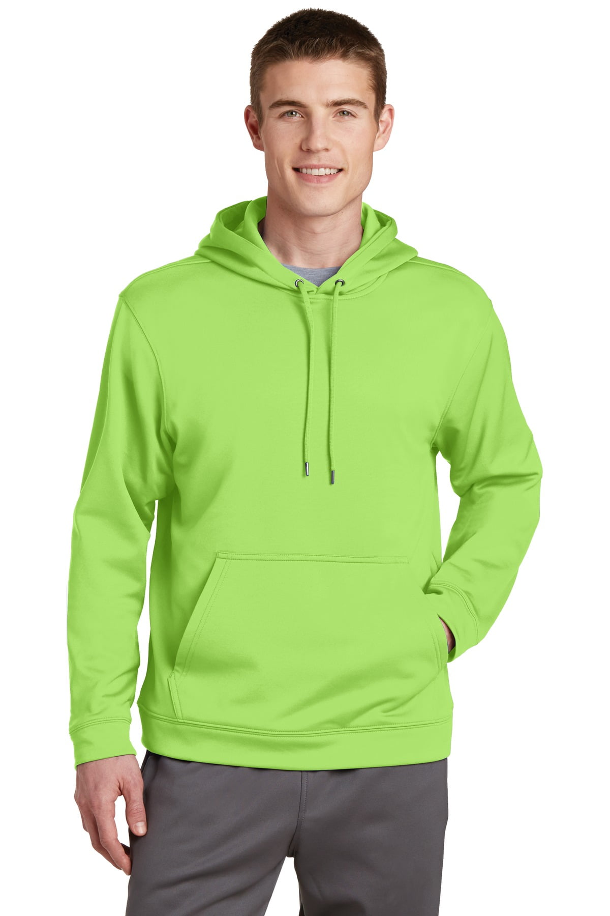 SportTek F244 SportTek SportWick Fleece Hooded Pullover Men's
