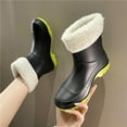 thumbnail image 4 of AUXDIQ Rain Boots Women Short Ankle Waterproof Rain Shoes Outdoor Garden Shoes, 4 of 6