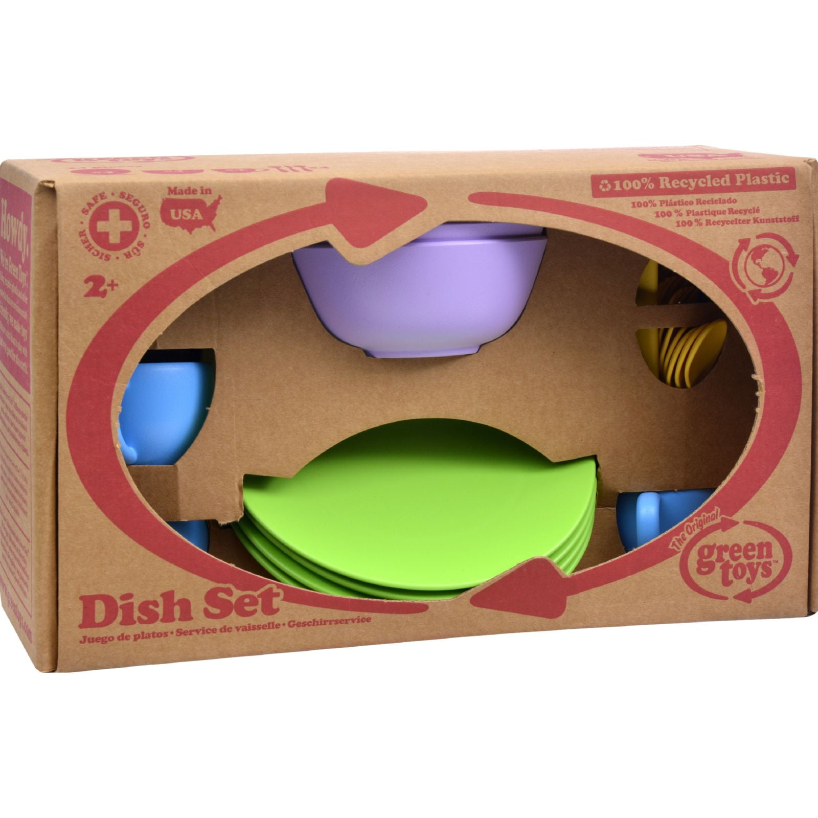 green toys plate set