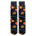 thumbnail image 4 of AWZXDE Halloween Crew Socks Cartoon Bat Print Mid Calf Socks for Adults Great for Fall Holiday Party and Season Daily Wear, 4 of 4