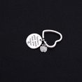 thumbnail image 2 of CIMAXIC apple keychains Graduation Season Keychains Stainless Steel Key Rings Apple Design Rhinestone Pendant Key Holder Craft Ornaments Graduation Gift (G3487),2.2"X1.22"X0.08", 2 of 5