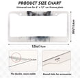 thumbnail image 3 of Coolnut Wild Wolf License Plate Frames - Universal Aluminum License Plate Covers with Screws, 2 Pack Holder Car Accessories for Front and Rear Plates Home Decor, 3 of 6