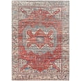 thumbnail image 3 of Hauteloom Saif Hallway, Kitchen Machine Washable Runner Rug - Traditional - Burgundy, Dark Pink, Blue - 2'6" x 7'3", 3 of 10