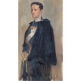 thumbnail image 2 of Albert Edelfelt 10x14 Black Ornate Wood Framed Double Matted Museum Art Print Titled: Skecth for the Portrait of Prince Carl (1890 - 1895), 2 of 5