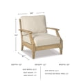thumbnail image 7 of Signature Design by Ashley Contemporary Clare View Lounge Chair with Cushion, Beige, 7 of 7