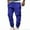 Blue, variant on Fnnxeal Mens Sweatpants Fall Winter Outdoor Casual Slacks with Stretch Solid Big and Tall Cargo Pants Army Green Trousers for Men Size S