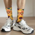 thumbnail image 6 of Cauagu Bohemian Sunflower Print Crew Socks for Women and Men,Adult Athletic Running Socks 1-Pair Sports Socks Work Gear Socks with Moisture Wicking, 6 of 6