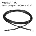 thumbnail image 2 of Sonda de termistor NTC 10K 39.4" Sensor de temperatura de epoxi para aire acondicionado, 2 of 3