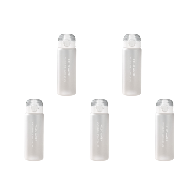 Botella Deportiva 780 Ml Con A Prueba Fugas Correa (esmerilado) Blanco