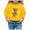 Yellow, variant on Girls Sweatshirt Childrens Reindeer Snowflake Crew Neck Long Sleeve Hoodless Top Blue 5-6 Years