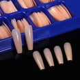 thumbnail image 2 of Lubelski 100Pcs/Set Fake Nails Full Cover Detachable Manicure Accessories Solid Color False Nail for Party, 2 of 7