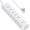 White Gray, variant on Lefree Power Strip Surge Protector Extension Cord with Multi Outlets & USB Ports, Black