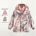 thumbnail image 3 of GYRATEDREAM Girls Jacket 3 In 1 Detachable Liner Fleece Snow Coat Windproof Warm Coat With Hood, 10-11 Years, 3 of 9
