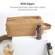 thumbnail image 5 of Qarigey Bolsa de maquillaje con cremallera Bolsas de cosméticos tejidas de paja Bolsa de PVC Suministros de Bolso de belleza para viaje Type3 NO3, 5 of 6