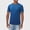 Blue, variant on Mens Crew Neck T-Shirts Short Sleeve UPF 50+ Lightweight Moisture Wicking Casual Basic Tee Shirts Big and Tall Size M-5XL Yellow