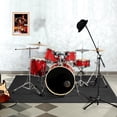 thumbnail image 2 of Alfombra Drum Invech de 1,2 x 1,6 m con parte inferior antideslizante, color negro, 2 of 6